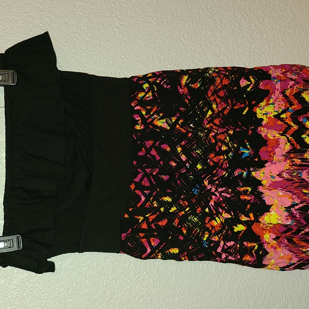Multi Color Swim Cover Up Dress
